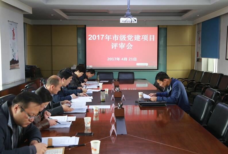 2017年市级党建项目评审会